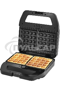 Вафельница Vitek VT-2626 850Вт черный/серебристый