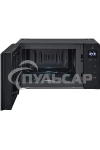 Микроволновая печь LG MH6032GAS черный, 20 л, 700 Вт, переключатели - сенсор
