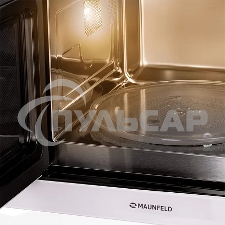 Микроволновая печь встраиваемая Maunfeld MBMO925SGW11 белый, 25 л, 900 Вт, переключатели - сенсор