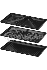 Вафельница Vitek VT-2626 850Вт черный/серебристый