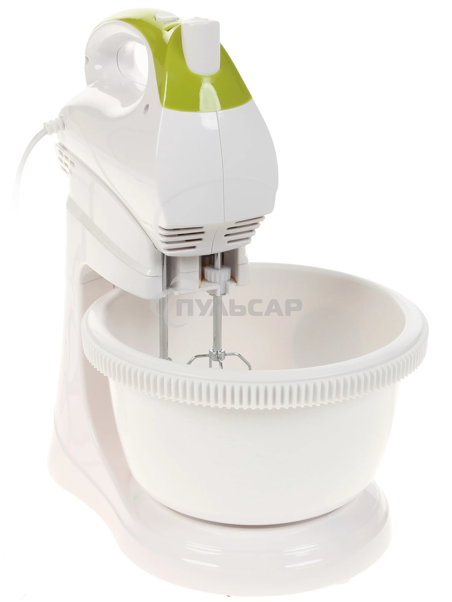 Миксер стационарный Centek CT-1119 белый/зеленый, 350 Вт
