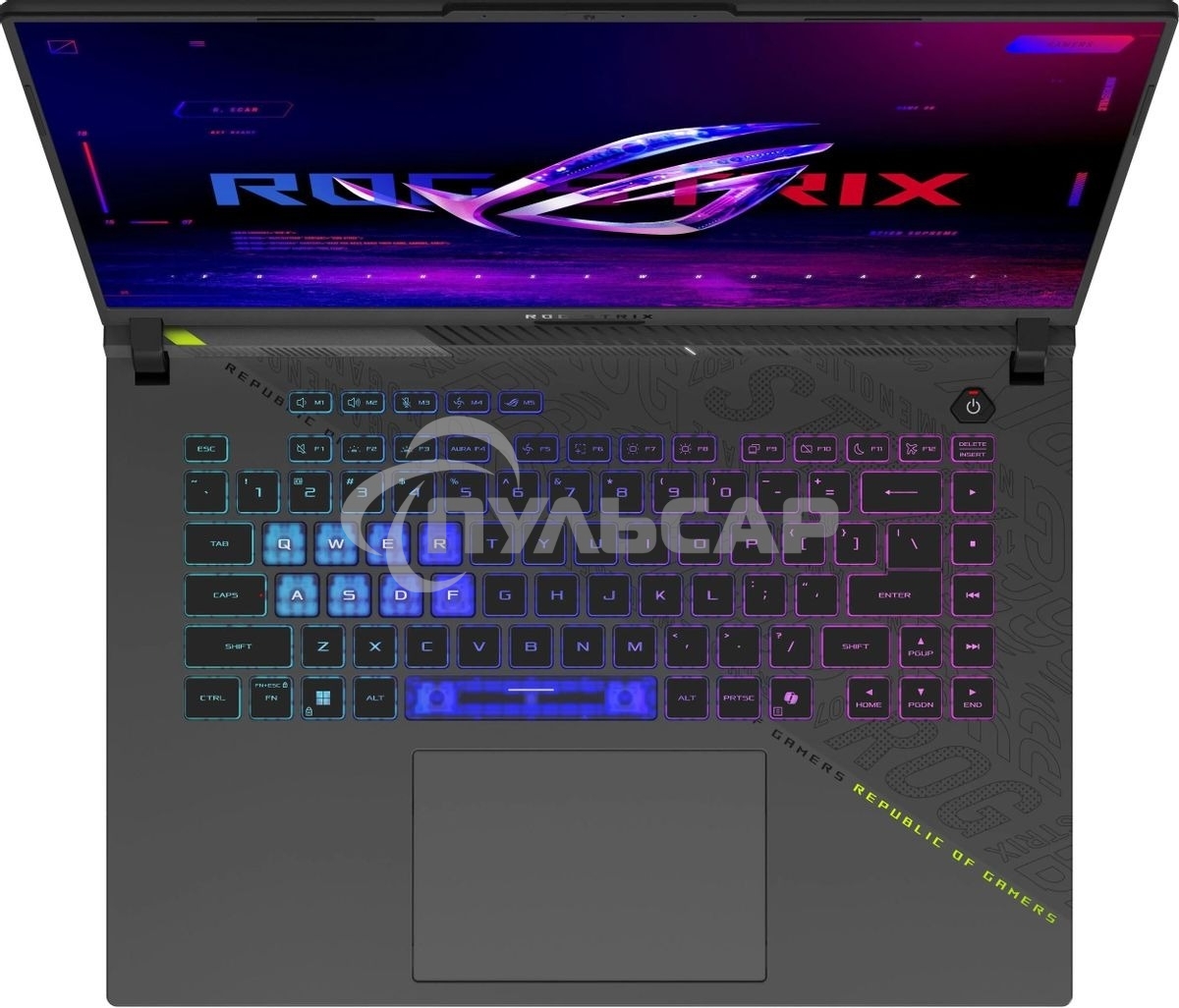 Ноутбук Asus ROG Strix G16 G614FR-S5054 серый Ryzen 9 9955HX 32Gb SSD1Tb NVIDIA GeForce RTX 5070Ti 12Gb 16