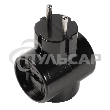 Разветвитель Smartbuy, 3 гнезда без заземления бакелитовый 16А 250B (SBE-16-A06-3z)