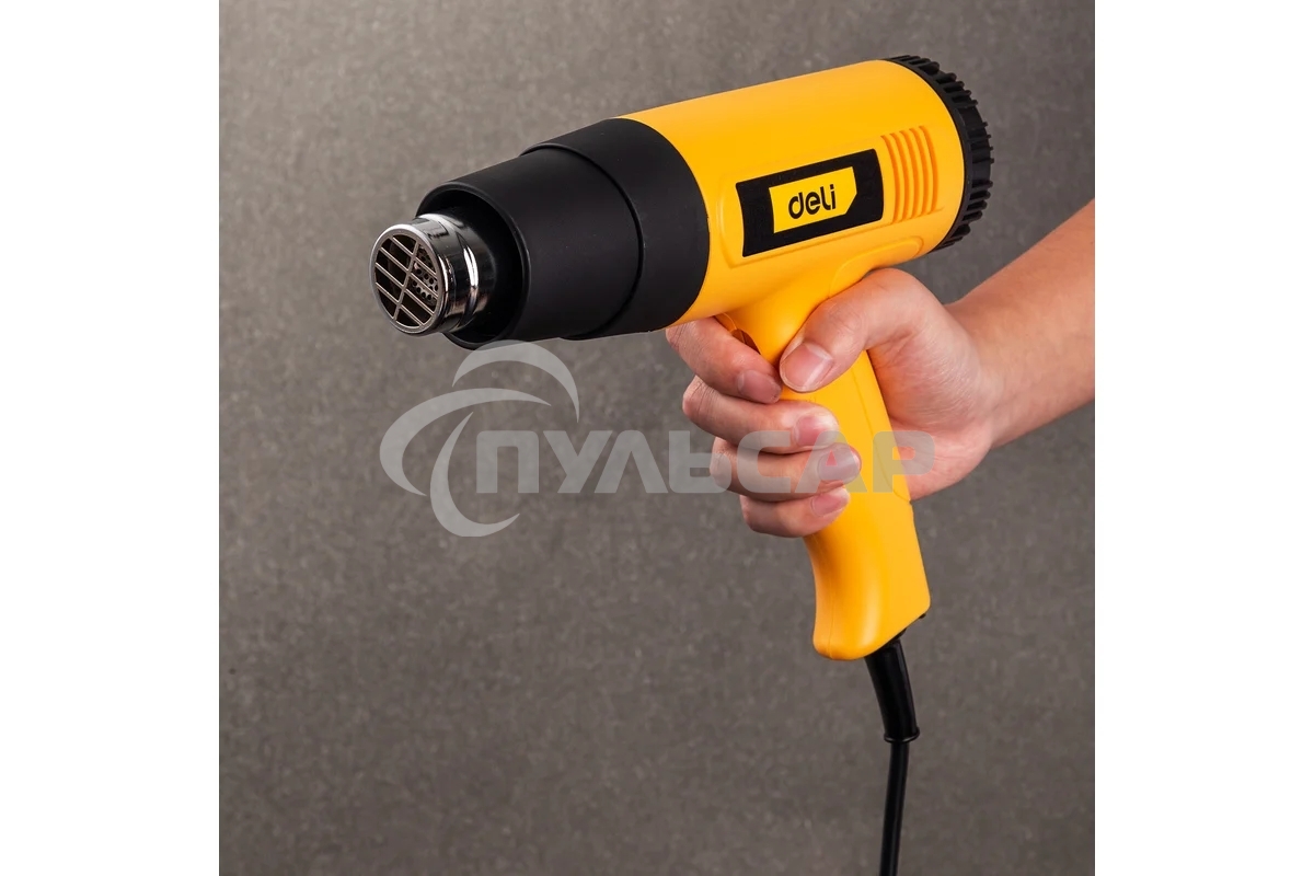 Фен технический Deli DL391202 (2000Вт, рабочая температура 100...650 град.)