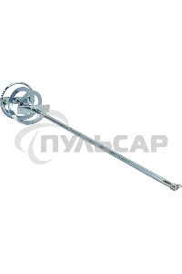 Миксер для красок и штукатурных смесей, 100 х 600 мм, оцинкованный, хвостовик SDS Plus Denzel