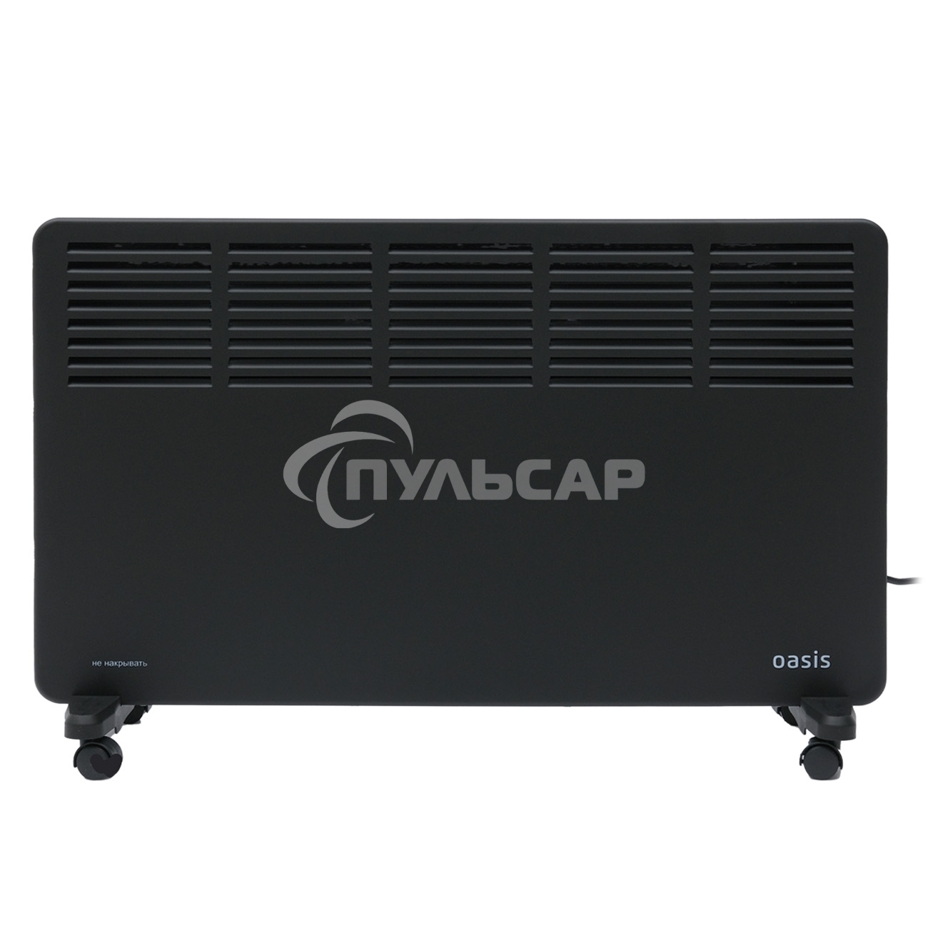 Конвектор Oasis KM-20B черный, 2000 Вт, 25 м2, термостат