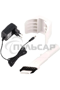 Пылесос вертикальный Coolfort CF-3001 белый, питание от аккумулятора, 150 Вт, уборка сухая, пылесборник 0.5 л, работа от АКБ max 30 мин.