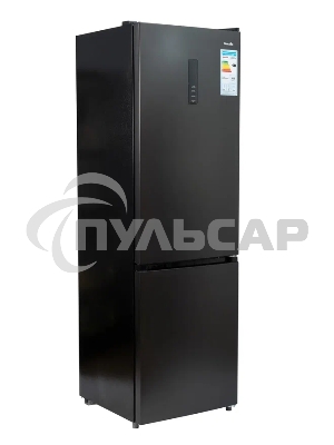 Холодильник Smile SRF378DI графит двухкамерный 240/95л морозилка снизу, No Frost