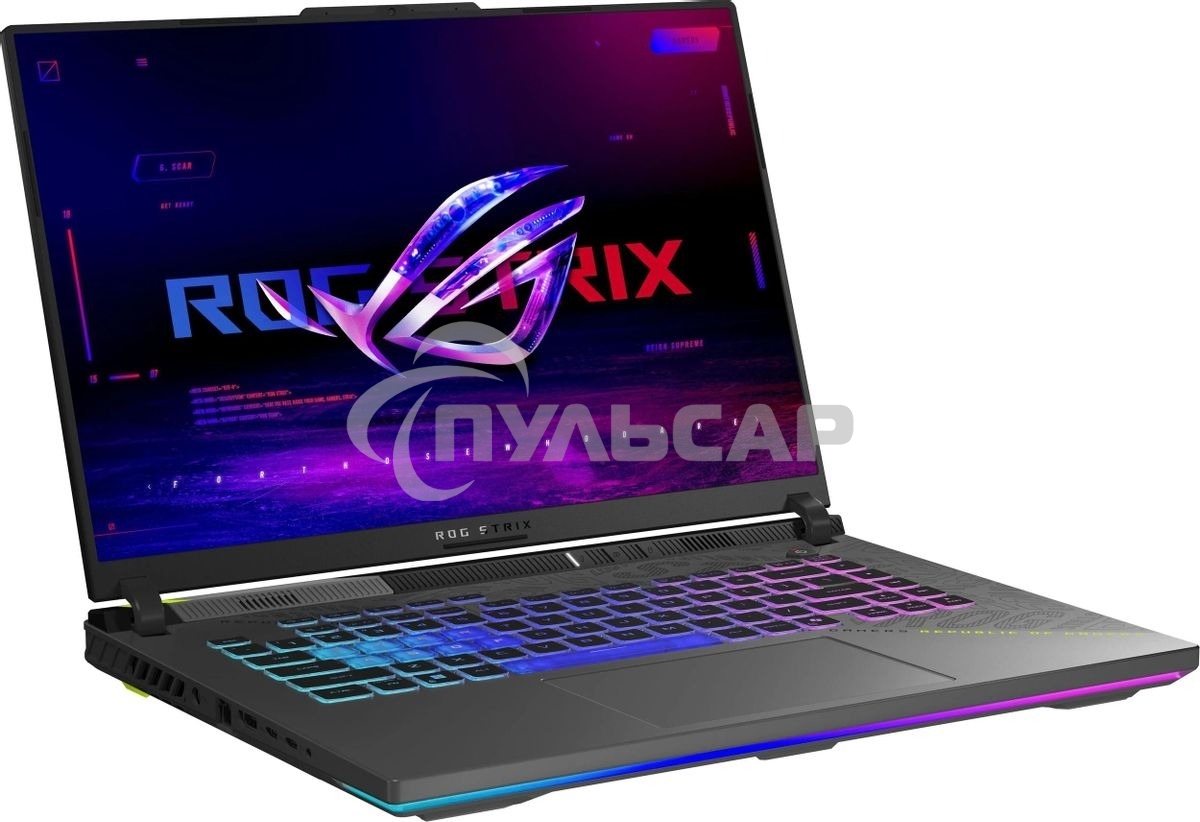 Ноутбук Asus ROG Strix G16 G614FR-S5054 серый Ryzen 9 9955HX 32Gb SSD1Tb NVIDIA GeForce RTX 5070Ti 12Gb 16