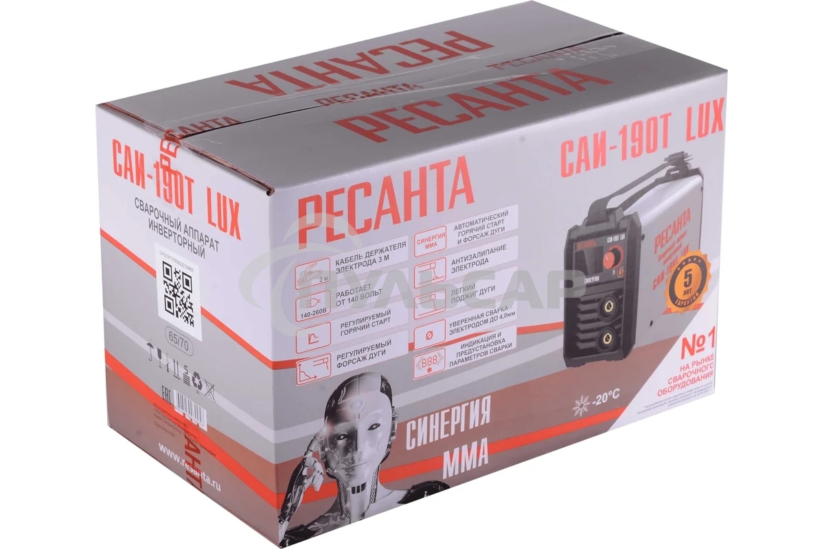 Сварочный аппарат инверторный Ресанта САИ-190ТLUX