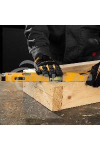 Уровень алюминиевый Denzel магнит., фрезерованный, 3 глазка (1 зеркал.), 0,5 мм/м, 400 мм