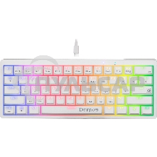 Клавиатура проводная Defender Deimos GK-303, USB, белый