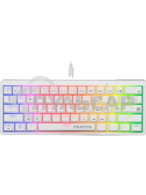 Клавиатура проводная Defender Deimos GK-303, USB, белый