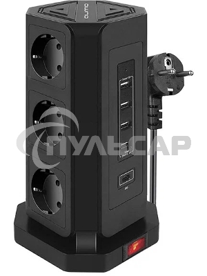 Сетевой фильтр QUMO Power Tower PRO PD 8SP4U (P-0004)