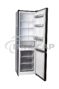 Холодильник Smile SRF378DI графит двухкамерный 240/95л морозилка снизу, No Frost