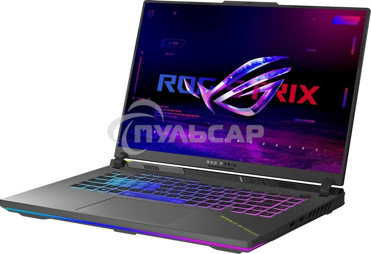 Ноутбук Asus ROG Strix G16 G614FR-S5054 серый Ryzen 9 9955HX 32Gb SSD1Tb NVIDIA GeForce RTX 5070Ti 12Gb 16
