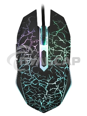 Мышь проводная Oklick 905G INVASION черный, 3200 dpi, USB, кнопки - 6