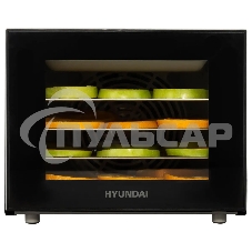 Сушка для фруктов и овощей Hyundai HYFD-1204 8под. 400Вт черный