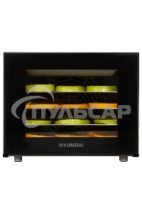 Сушка для фруктов и овощей Hyundai HYFD-1204 8под. 400Вт черный