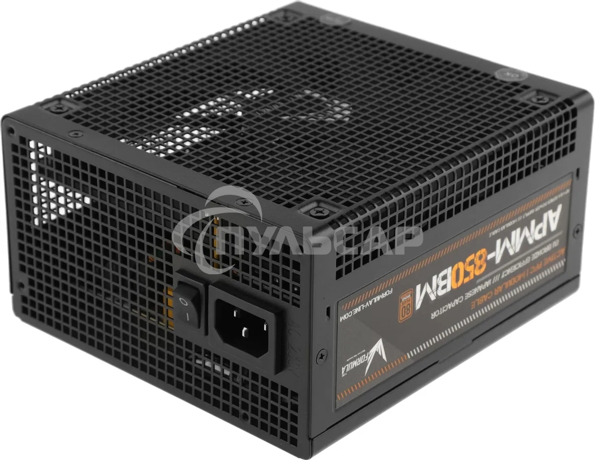 Блок питания Aerocool / Formula ATX 850W APMM-850BM 80 PLUS bronze (20+4pin) APFC 140мм fan 6xSATA Cab Manag RTL