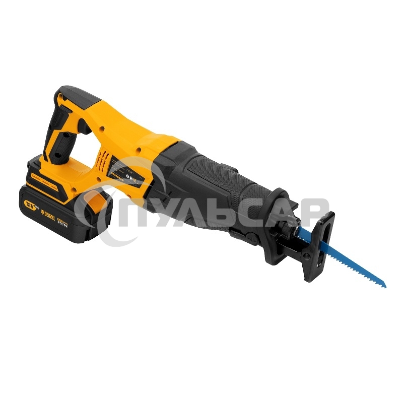 Пила сабельная аккумуляторная бесщет BRC-120, 18В Li-Ion Denzel