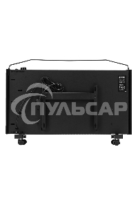 Конвектор Denzel XCE-2000B черный, 2000 Вт, 25 м2, термостат