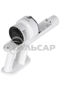 Пылесос вертикальный Nordfrost V 400 белый, питание от сети, 220 Вт, уборка сухая, пылесборник 0.5 л, работа от АКБ max 60 мин