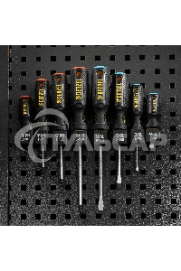 Набор отверток на полке Denzel 8 шт., PH+SL, S2, 3к рукоятка