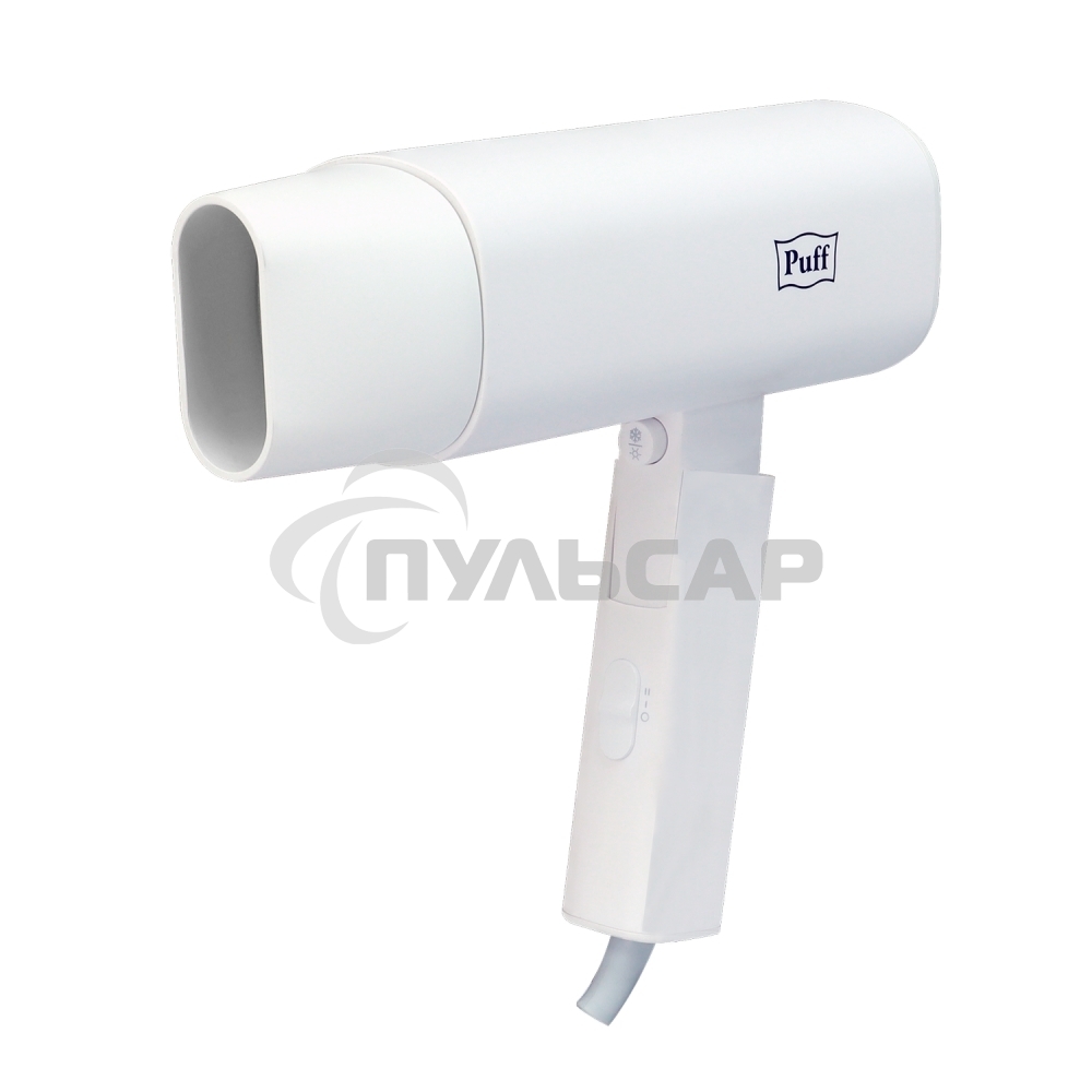 Фен для волос Puff 1802, белый, 1,8 кВт