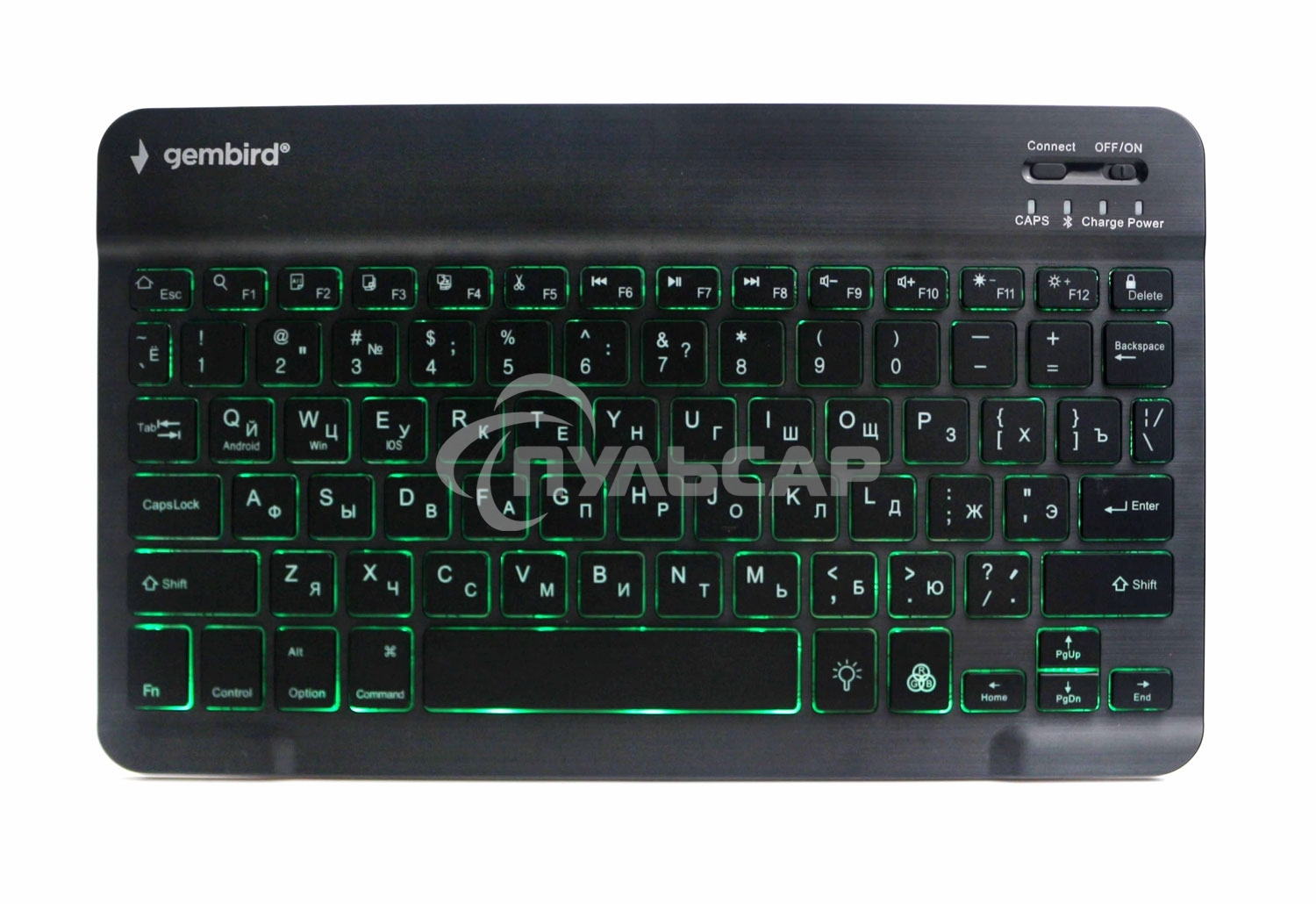 Клавиатура беспроводная Gembird KBW-4N, 78 кл., Bluetooth, ножн.тип клавиш, ультратонкая