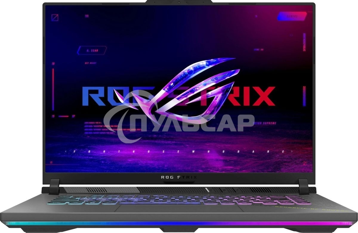Ноутбук Asus ROG Strix G16 G614FR-S5054 серый Ryzen 9 9955HX 32Gb SSD1Tb NVIDIA GeForce RTX 5070Ti 12Gb 16