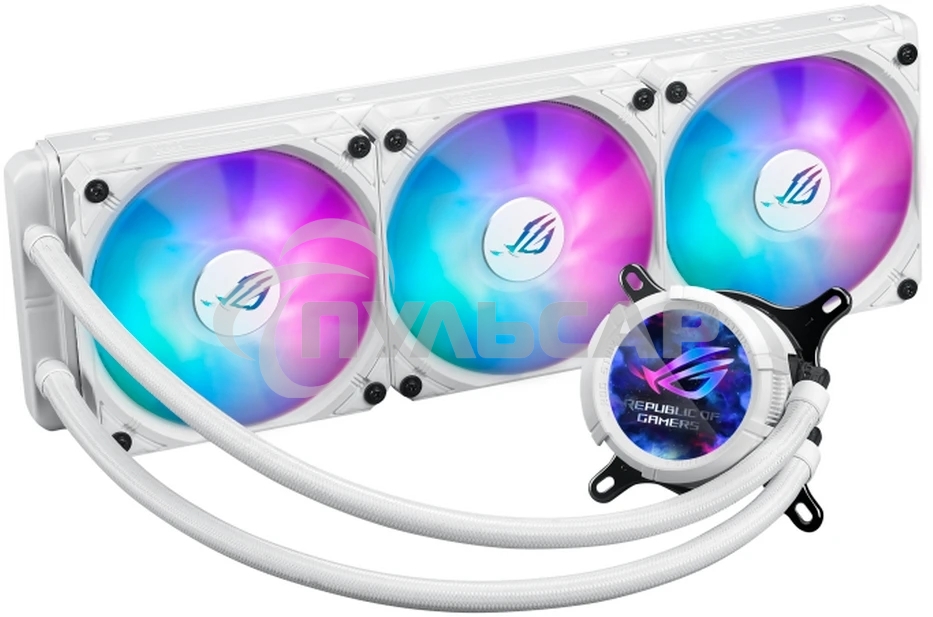 Жидкостная система охлаждения ASUS ROG STRIX LC III 360 ARGB LCD WHT
