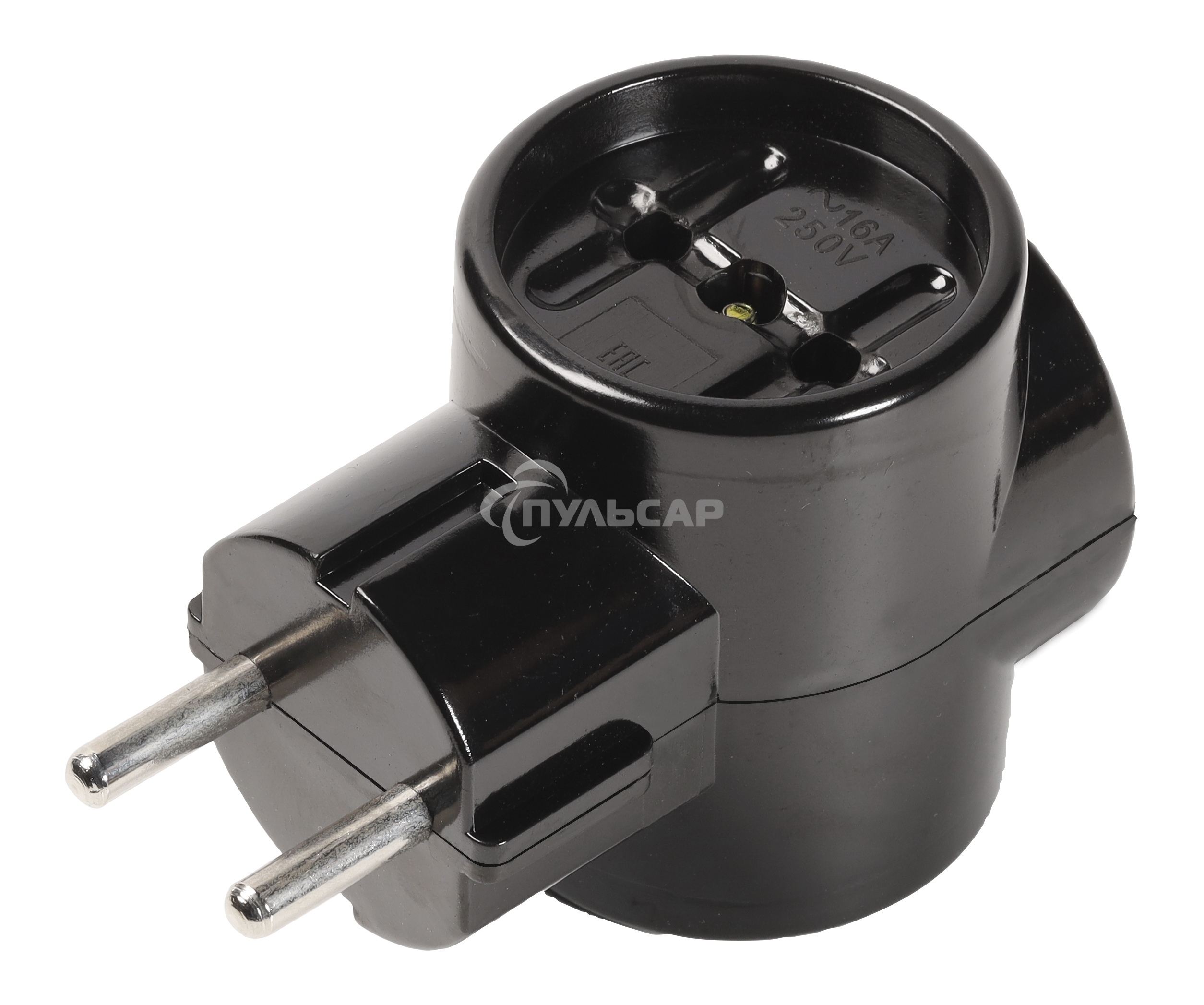 Разветвитель Smartbuy, 3 гнезда без заземления бакелитовый 16А 250B (SBE-16-A06-3z)