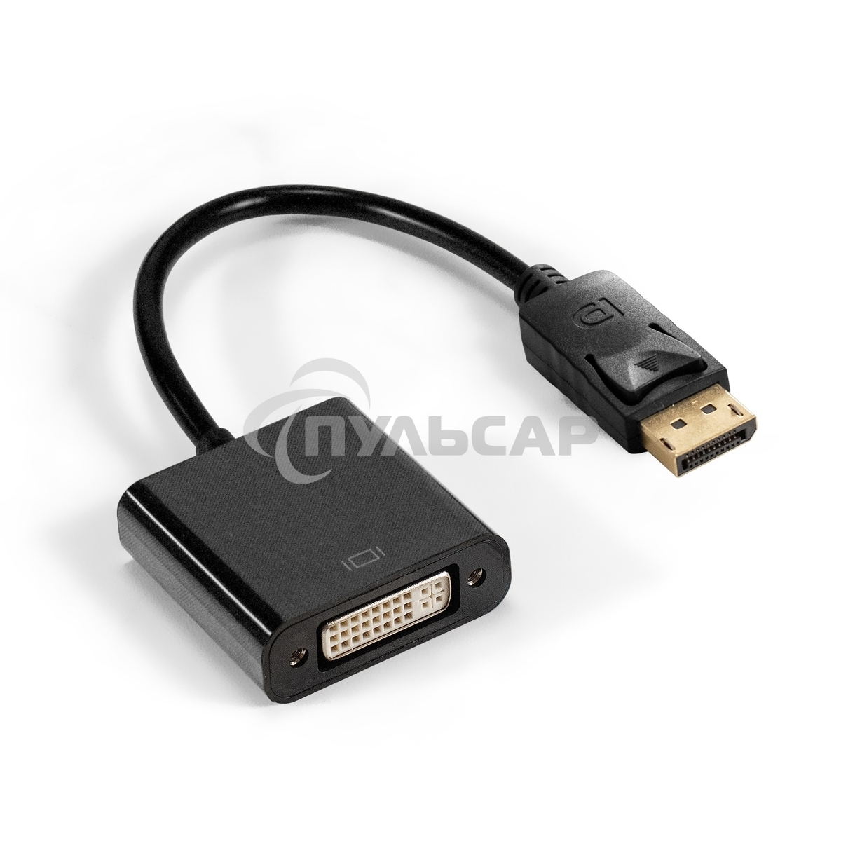 Кабель-переходник DisplayPort-DVI ExeGate EX-DPM-DVIF-0.1 (20M/19F, 0,1м)