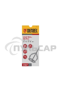 Миксер для красок, 60 х 8 х 400 мм, шестигранный хвостовик Denzel