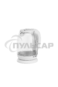 Чайник электрический Hyundai HYK-S3808 1.7л. 2200Вт белый (корпус: стекло)