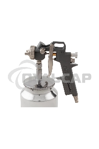 Краскопульт пневматический Matrix с нижним бачком v=075k + сопла диаметром 1.2 1.5 и 1.8мм