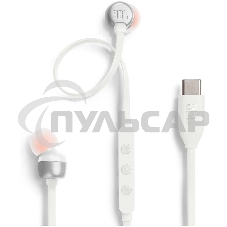 Наушники JBL Tune 310C, USB Type-C, внутриканальные, белый