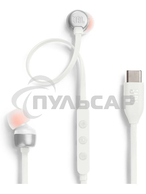Наушники JBL Tune 310C, USB Type-C, внутриканальные, белый