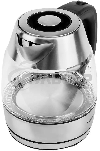Чайник электрический Centek CT-0018, 1.2л, 1600Вт, стекло, серебристый