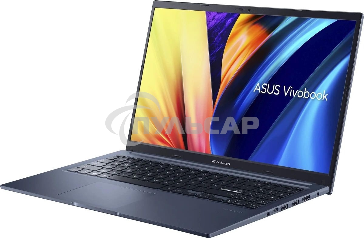 Ноутбук Asus Vivobook 15 X1502VA-BQ924 синий Core i7 13620H 16Gb SSD 512Gb Intel Iris Xe graphics 15.6
