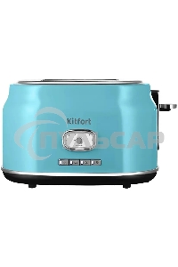 Тостер Kitfort КТ-6455 815Вт голубой/серебристый