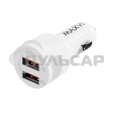 Автомобильное зарядное устройство Maxvi CCM-522 Plus M белый 5.2A