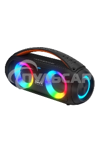 Беспроводная колонка Maxvi PS-04 black 20W, 4500 мАч, RGB, Bluetooth/FM/AUX/MicroSD, микрофон, пульт