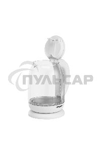 Чайник электрический Hyundai HYK-S3808 1.7л. 2200Вт белый (корпус: стекло)