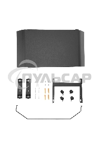 Конвектор Denzel XCE-2000B черный, 2000 Вт, 25 м2, термостат