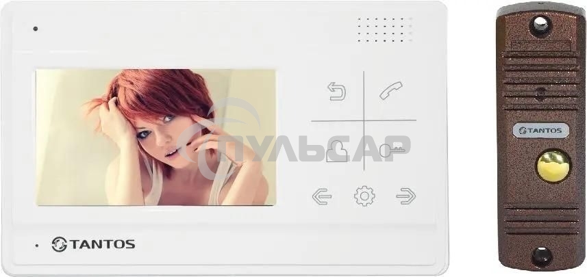 Комплект домофона Tantos Lilu kit белый
