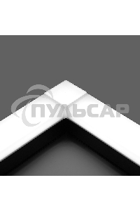 Светильник светодиодный FERON ДПО-36вт 6500К 3200Лм линейный рассеиватель матовый в алюминиевом корпусе черный