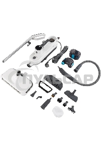 Швабра паровая Hyundai HYV-SM710 1500Вт белый/серый