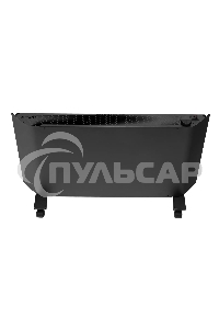 Конвектор Denzel XCE-2000B черный, 2000 Вт, 25 м2, термостат